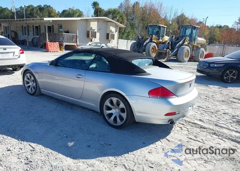 2007 BMW 650I z USA, uszkodzony, nr VIN WBAEK13517CN81172